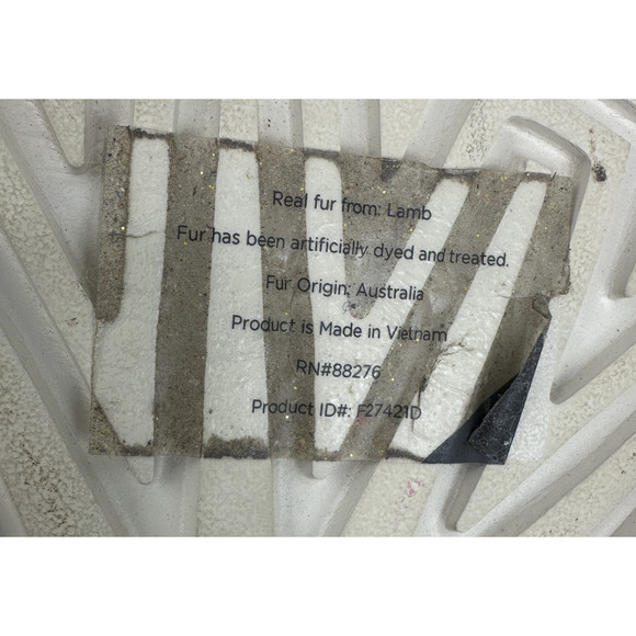 Ugg Oh Fluffita Sherpa Platform Sandals Natural Beige Sheepskin Size 11 Slides - Picture 7 of 16